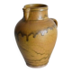 Handled stoneware vase by Michel Pastore