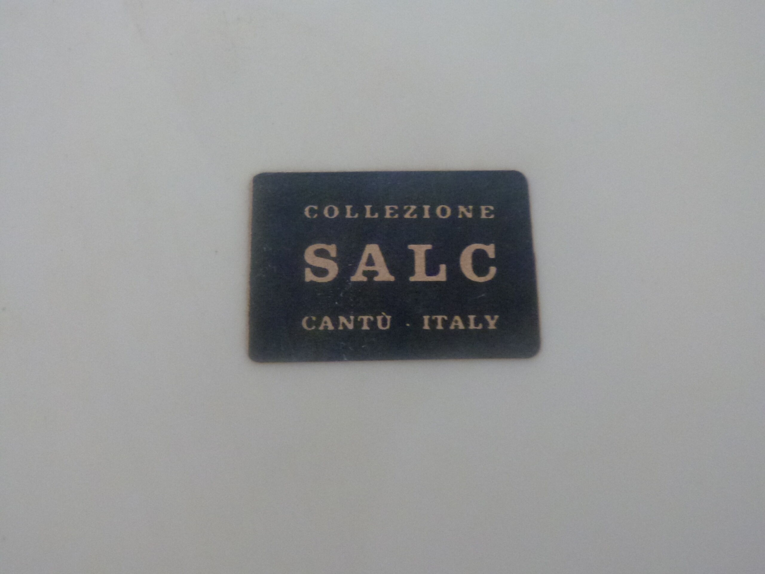 Vintage mirror plastic cream - Collezione Salc Cantù Italy