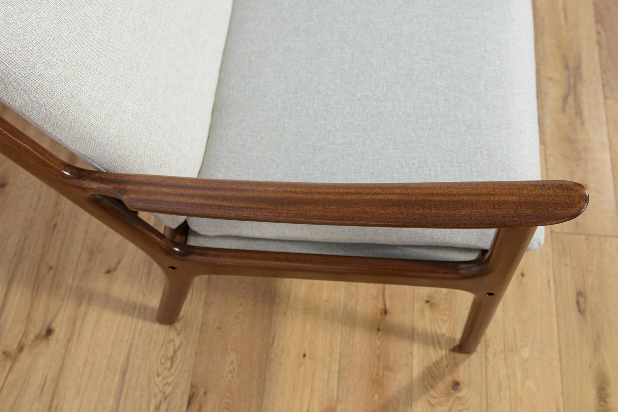 Mid Century Three-seater Sofa Model PJ112  by Ole Wanscher for Poul Jeppesens, Denmark, 1960s