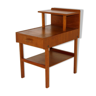 Teak bedside table Sweden 1960