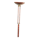 Lampadaire italien vintage effet marbre bordeaux