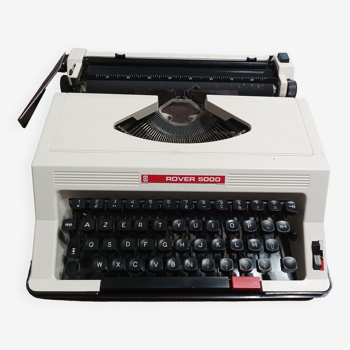 Vintage Rover 5000 White typewriter