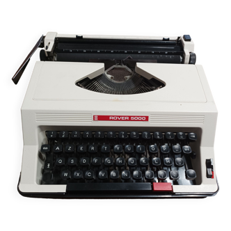 Vintage Rover 5000 White typewriter