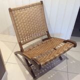 Pair of armchairs folding