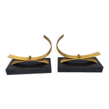 Gold Starry bookends.
