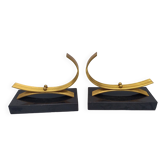 Gold Starry bookends.
