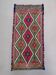 Vintage Turkish mini kilim 42x87 cm wool small kelim runner, shabby chic 2577