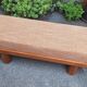 Bench with Conical Legs and Stain-Resistant Multi-Color Fabric from Artigianato Italiano, 2000s
