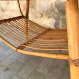 Vintage rattan coffee table