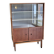 Small MDK display case / teak veneer bookcase 1960 Scandinavian design
