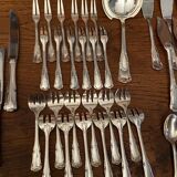 Cutlery 168 pieces silver metal Saint Médard Louis XV style
