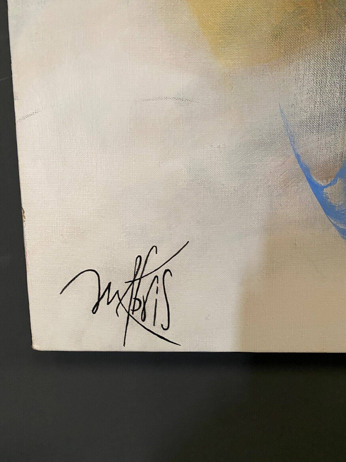 Oil on canvas modern composition by Mabris Outremer 2016