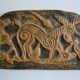 Bas-relief sculpture in terracotta inspired by the Celtic bestiary