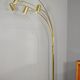 Brass floor chandelier, 70s