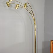 Brass floor chandelier, 70s