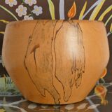 Mid-century Modern Hand-carved Wood Bowl, James Eriksson, Tasserud Sweden 1970s