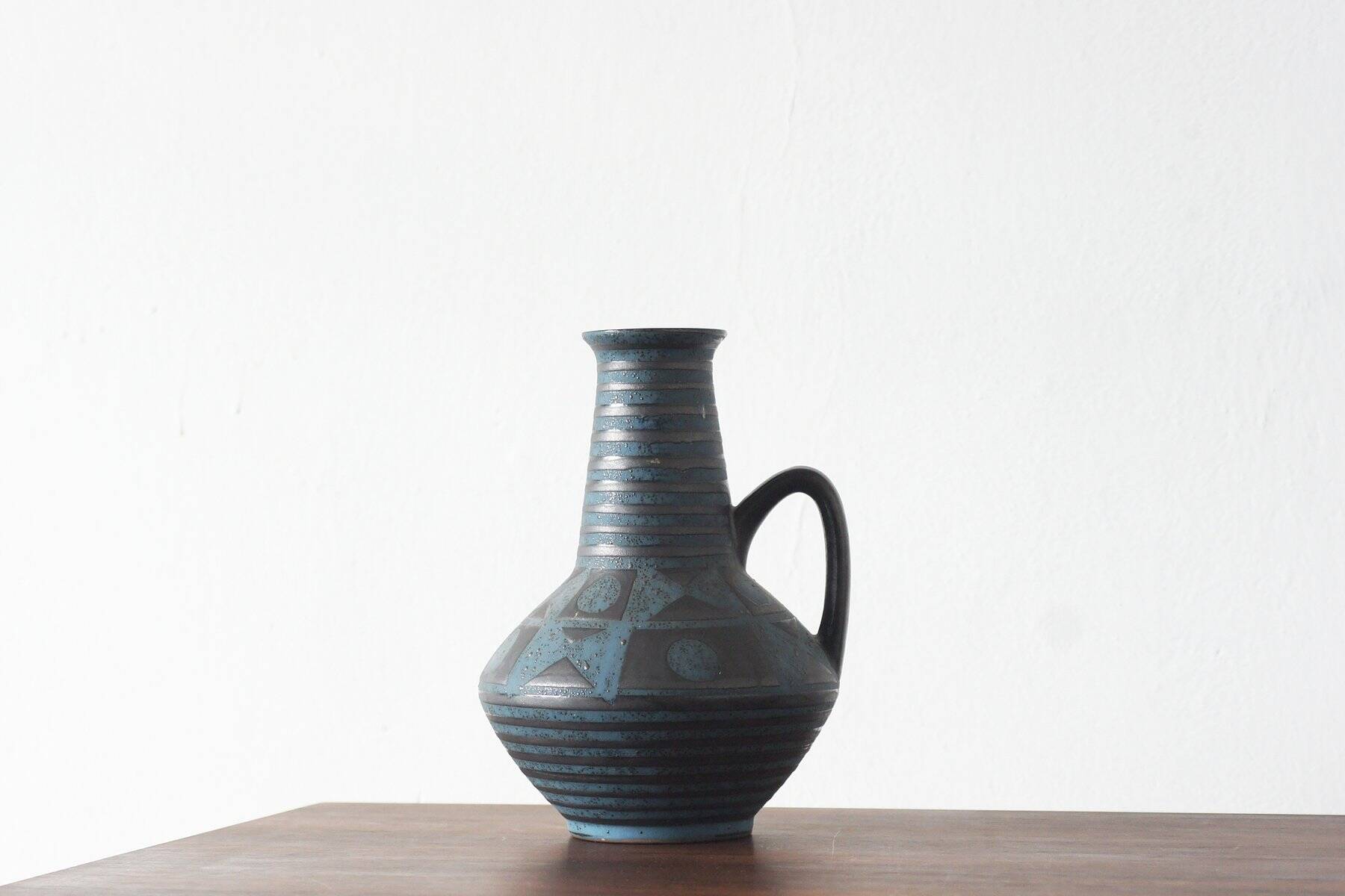 Mid-century ceramic vase decor Ankara design Helmut Scholtis from Carstens Tonnieshof