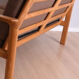 Mid-Century danish oak sofa by Sven Ellekaer for Komfort, 1960s