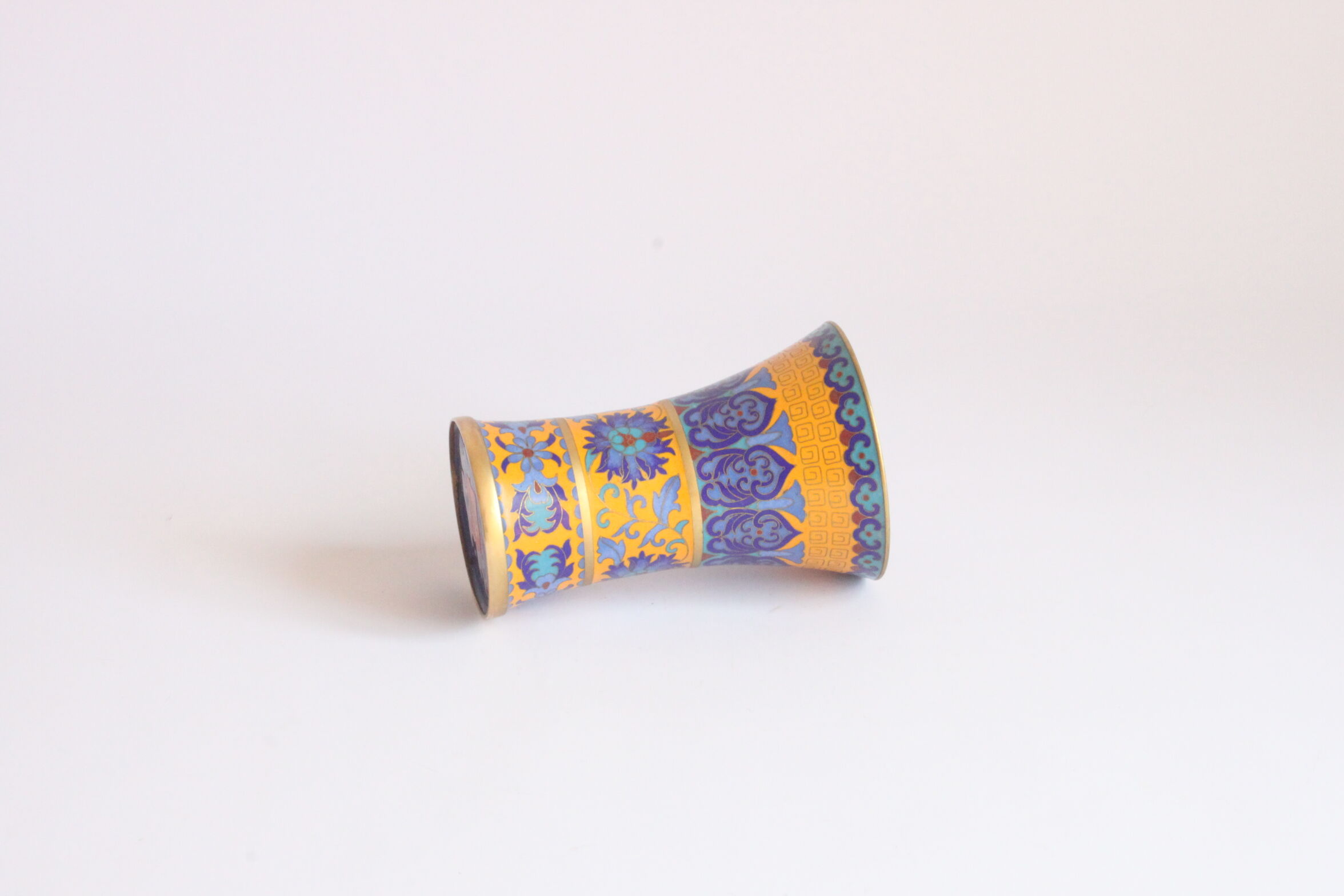 Chinese cloisonné brush pot, 1970s China