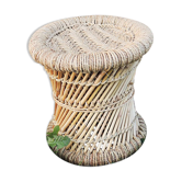 Old bamboo and rope stool