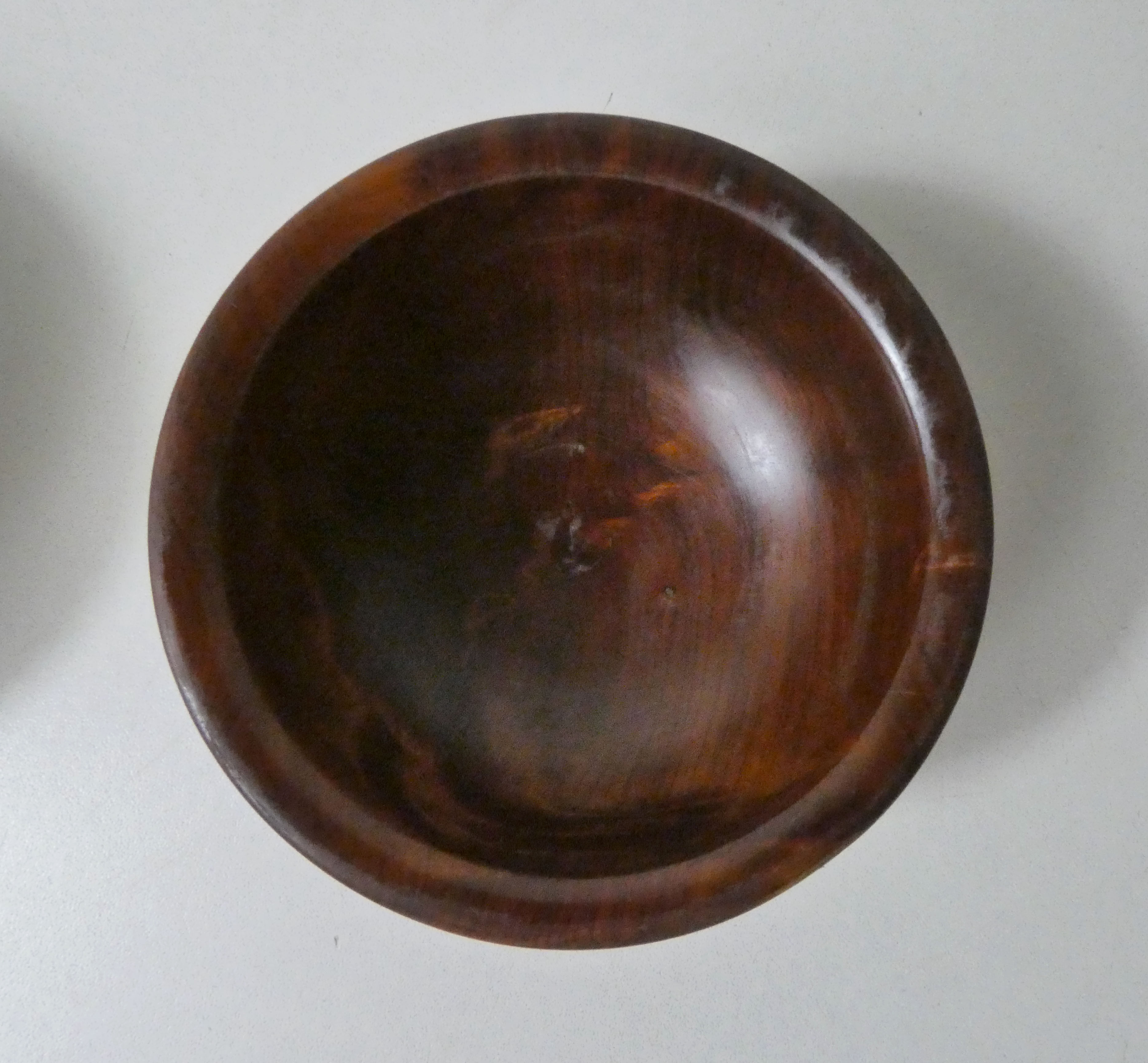 2 wooden bowls turned