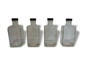 Lot de 4 grandes bouteilles vintage