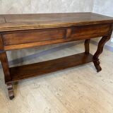 Walnut draper table