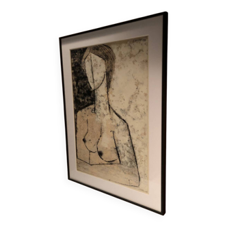 Cubist portrait by Jacques Mathy