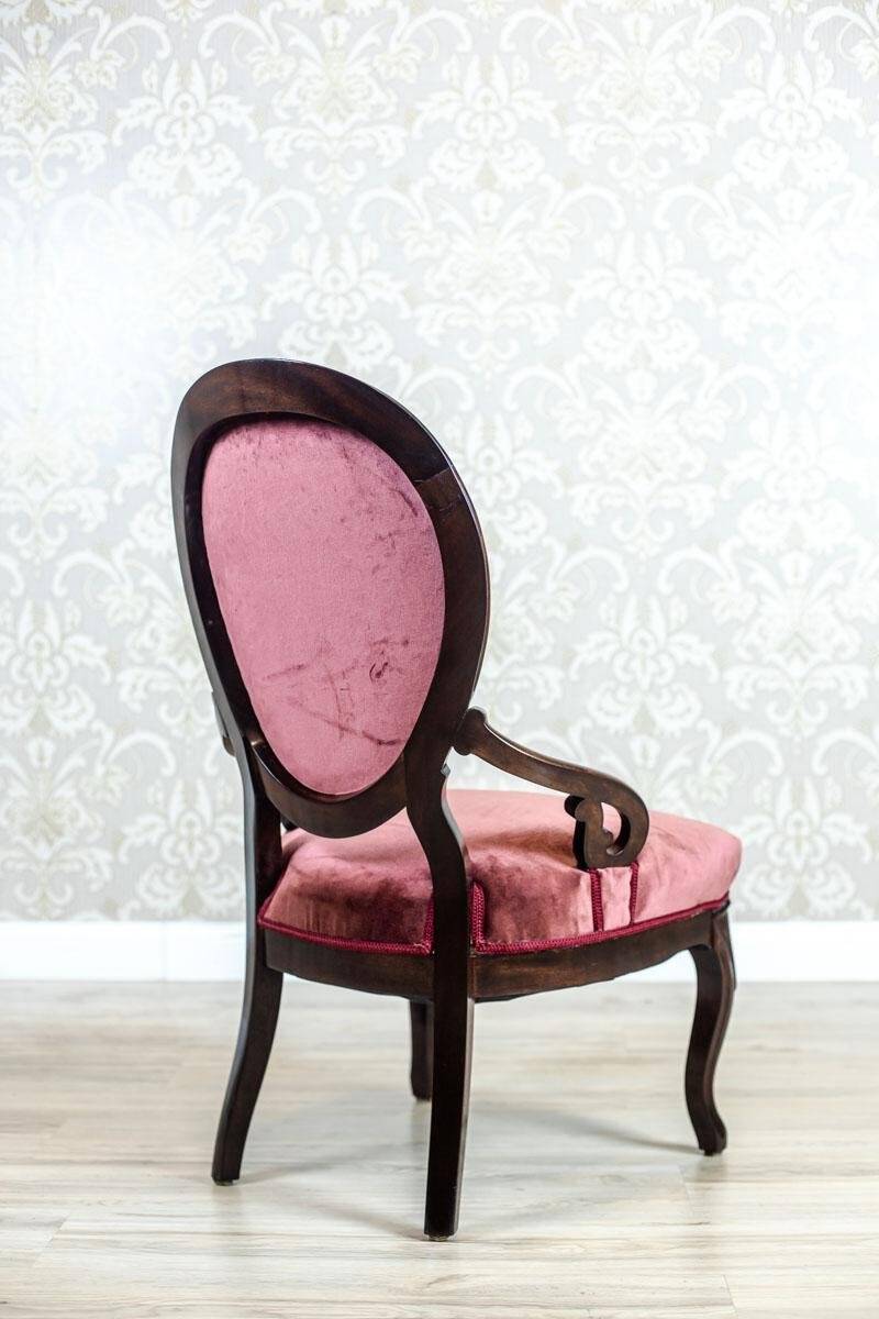 Louis Philippe Walnut Armchair, 1850s
