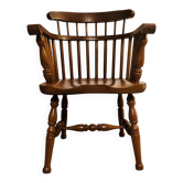 Chaise bois massif avec accoudoirs