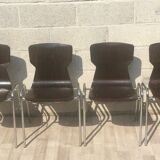 Set of 4 Vintage Chairs OBO Eromes