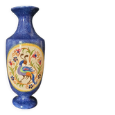 Hand-painted ceramic vase signed Koskinas, probably Greek.