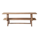 Paire de bancs en chêne massif