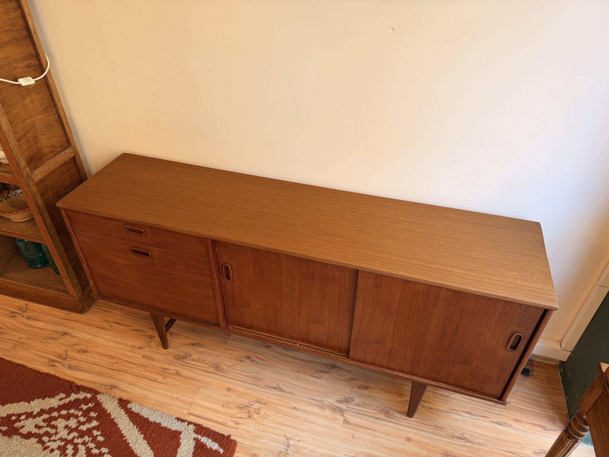Scandinavian teak enfilade from the 1960s.