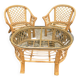 70s rattan lounge