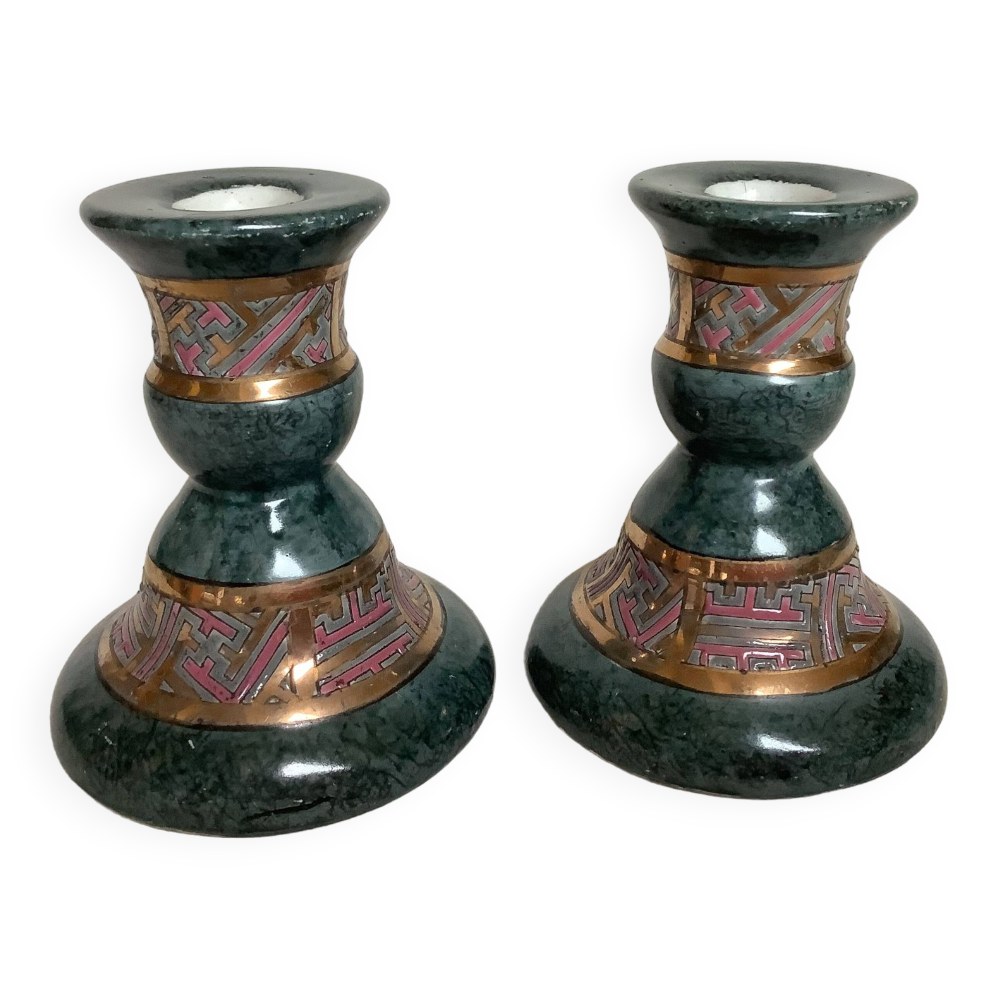 Pair of candlesticks from the 80s
