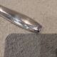 Art Deco silver-plated metal cheese knife by silversmith Apollo