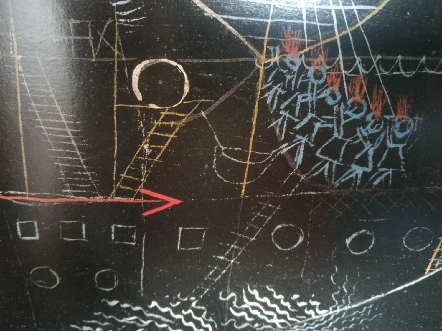 Affiche paul klee abenteurer-schiff 1927