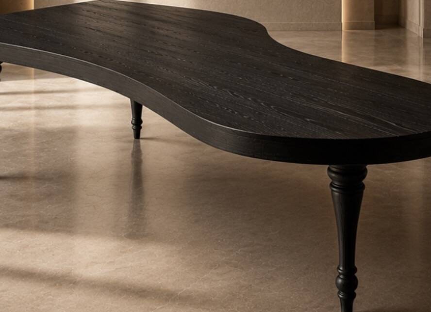 Table organique noire