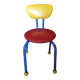 Colorful metallic children's chair - 1970s/1980s