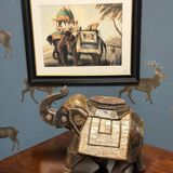 Antique revolving bookcase