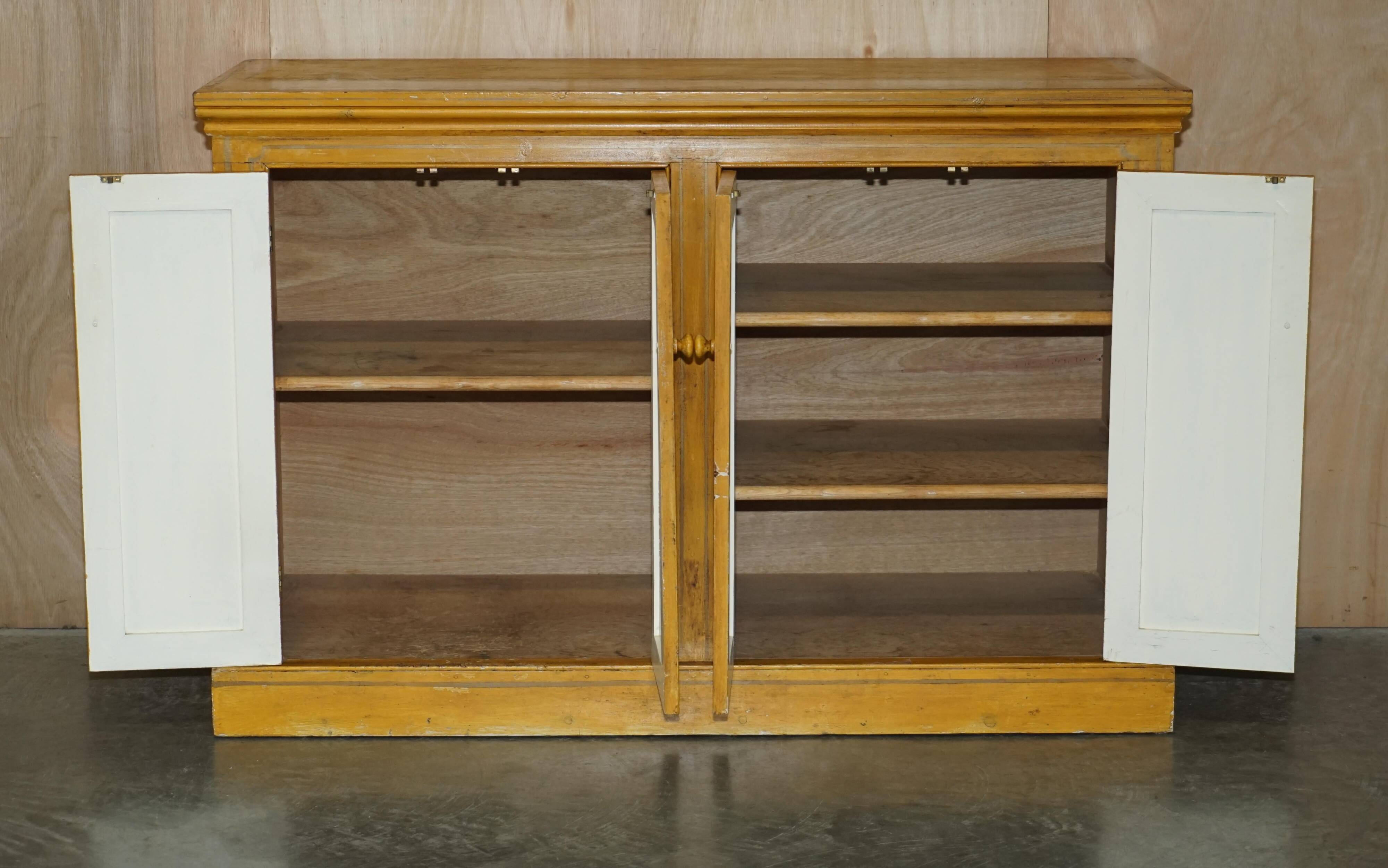 French antique steward's buffet circa 1860 in pine.