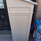 Curtain filing cabinet
