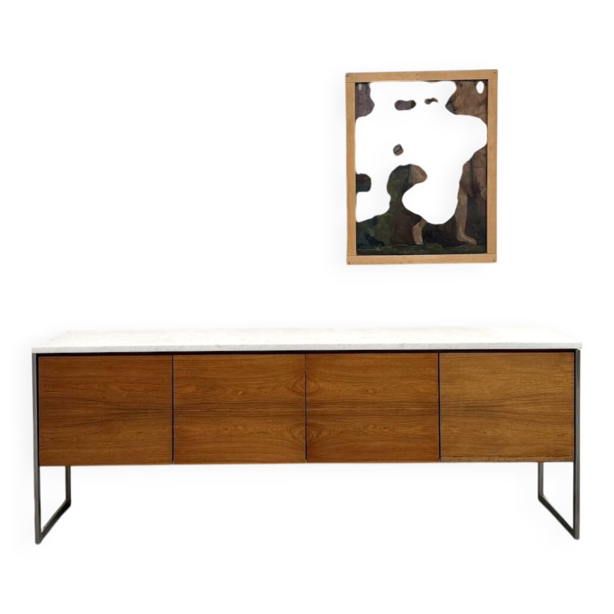 Modernist enfilade by Arno, in Rio rosewood.