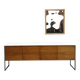 Modernist enfilade by Arno, in Rio rosewood.