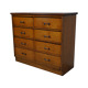 Dutch Industrial Beech Apothecary Cabinet, Mid-20th Century