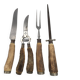 Service set cutlery, ironwood and stainless steel, Solingen
