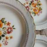 12 assiettes creuses anciennes "Capri "