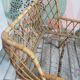 Vintage rattan child bed