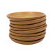 Set of 8 vintage cups and their saucer in sandstone